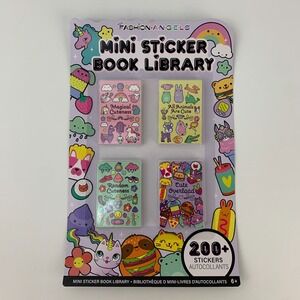 Mini Miniature Sticker Book Library 200+ Stickers Magical Cuteness Animals NEW